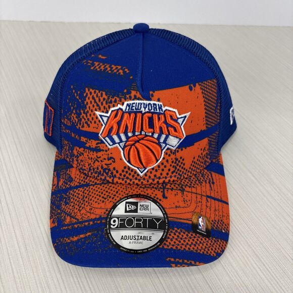 New York Knicks 2024 Tip Off New Era 9FORTY A-Frame Hat Cap One Size NEW - Picture 1 of 7